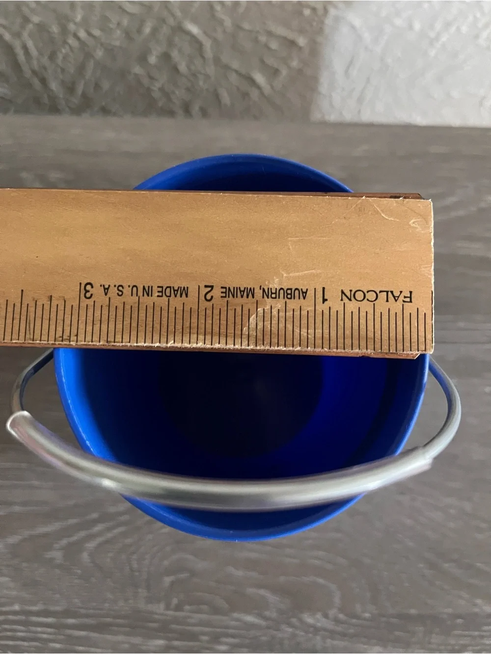 Blue Plastic Storage Bucket with Handle - Multipurpose Organizer